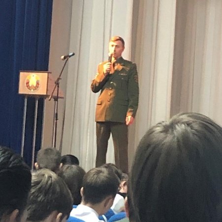 Встреча  с представителями информационно-пропагандистской группы военного комиссариата Гродненской области
