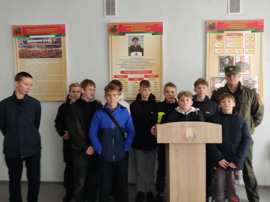 Экскурсия в войсковую часть 51171 г.Гродно